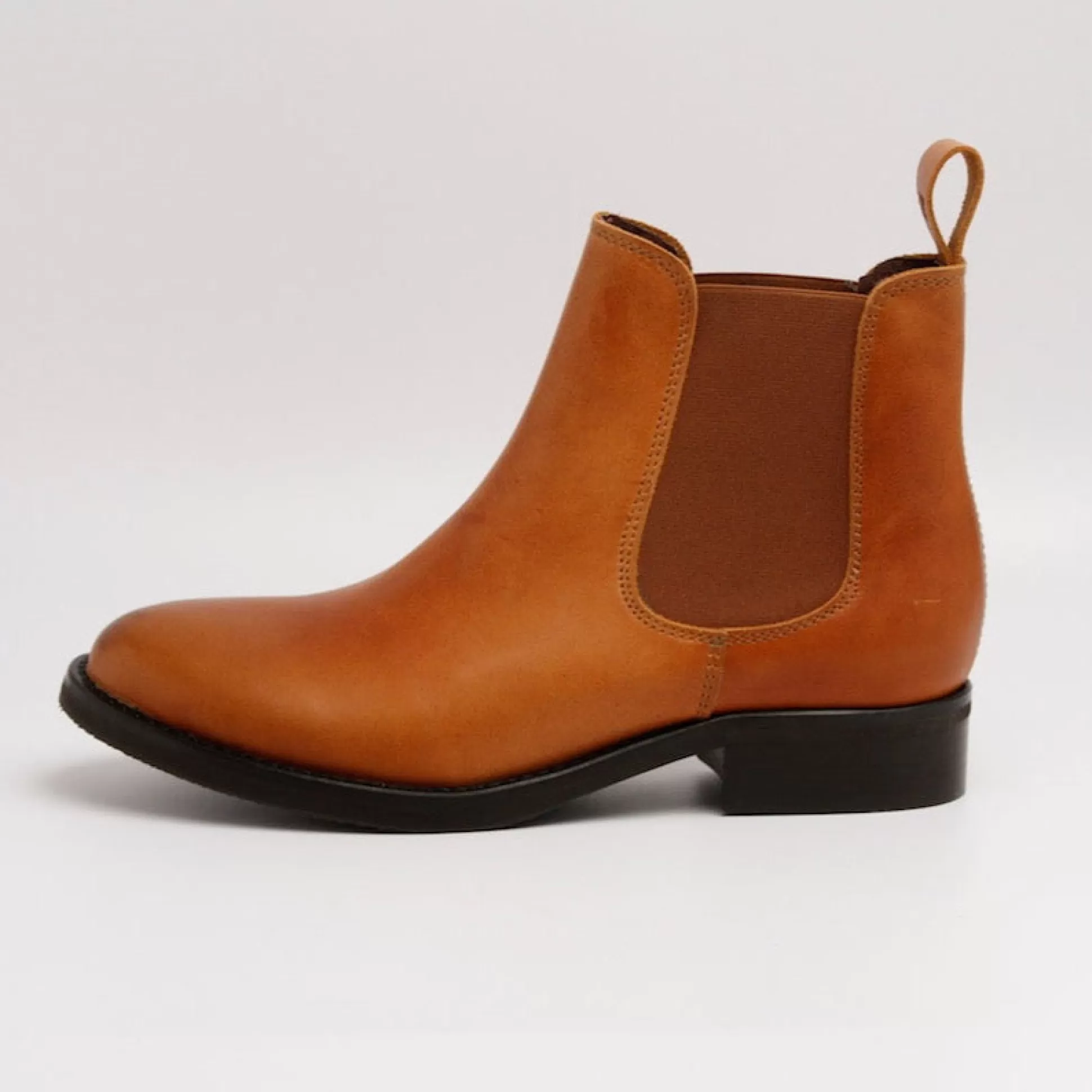 Damen Grand Step Stella Cognac Chelsea Bootie